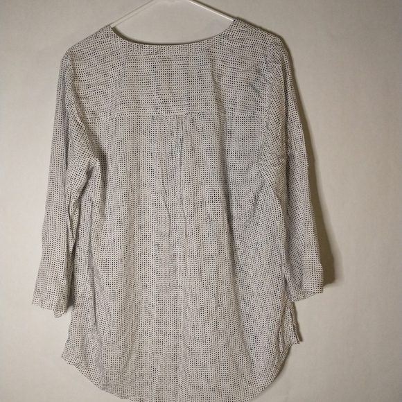 Liz Claiborne polka dot blouse size small - Picture 6 of 8